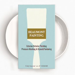 Painter-Pinsel-Logo Visitenkarte