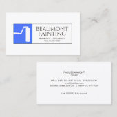 Painter Roller Brush Visitenkarte (Vorne/Hinten)