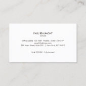 Painter Roller Brush Visitenkarte (Rückseite)