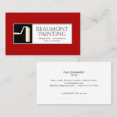 Painter Roller Brush Visitenkarte (Vorne/Hinten)