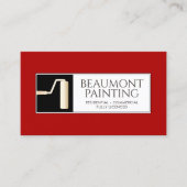 Painter Roller Brush Visitenkarte (Vorderseite)