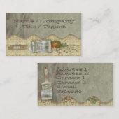 Painter´s Bürsten Visitenkarte (Vorne/Hinten)