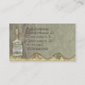 Painter´s Bürsten Visitenkarte (Rückseite)