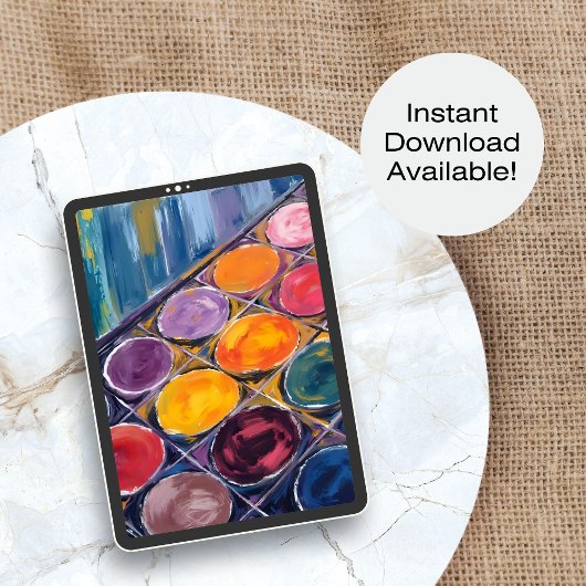 Painter’s Palette | Watercolor Artist Painting Poster