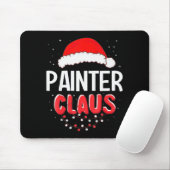 Painter Santa Claus Christmas Matching Costume Mousepad (Mit Mouse)