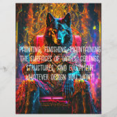 Painter Tear Off  Flyer (Hinten)