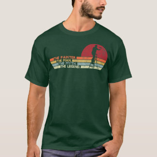Painter The Man Myth Legend Retro style House Pain T-Shirt