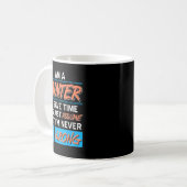Painter Ume Ich bin nie falsch Funny Bold Spaß Kaffeetasse (Vorderseite Links)