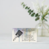 Painter Watercolor Drip Visitenkarte (Stehend Vorderseite)