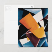 Painterly Architectonic von Lyubov Popova Postkarte (Vorne/Hinten)
