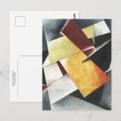Painterly Architectonic von Lyubov Popova Postkarte (Vorne/Hinten)