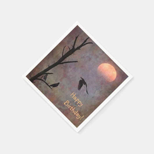 Painterly Birthday Serviette (Ecke)