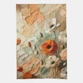 Painterly Bloomscape Geschirrtuch (Vertikal)