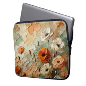 Painterly Bloomscape Laptopschutzhülle (Vorderseite Links)