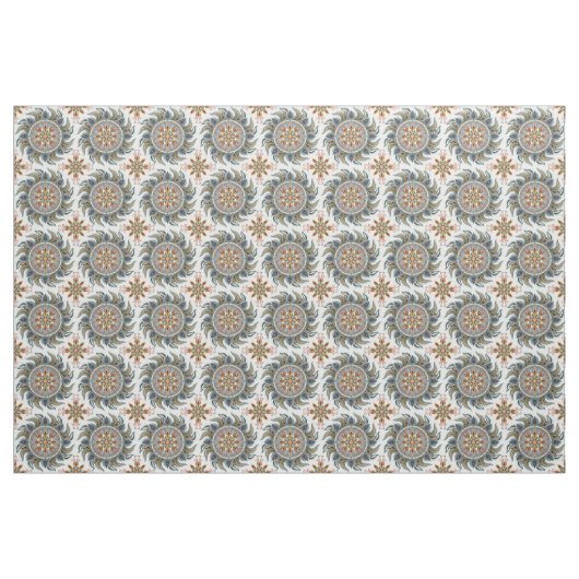 Painterly Boho Mandala Stoff (Yard (91,4 cm))