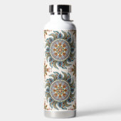 Painterly Boho Mandala Trinkflasche (links)
