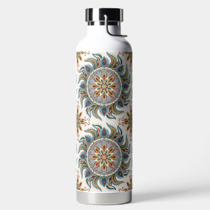 Painterly Boho Mandala Trinkflasche