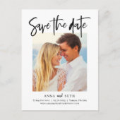 Painterly EDITABLE COLOR Save the Date Postkarte (Vorderseite)