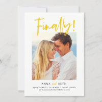 Painterly Final CUSTOM FARBE Save the Date Card
