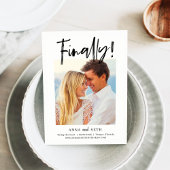 Painterly Final CUSTOM FARBE Save the Date Card Dankeskarte