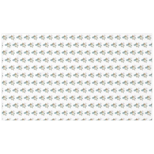 Painterly Hanukkah Floral Bouquet Tischdecke (Vorderseite (Horizontal))