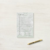 Painterly Impasto Style Entscheidungsfarbe Post-it Klebezettel (Auf Schreibtisch)