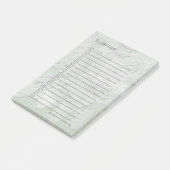 Painterly Impasto Style Entscheidungsfarbe Post-it Klebezettel (angewinkelt)