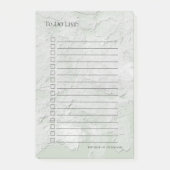 Painterly Impasto Style Entscheidungsfarbe Post-it Klebezettel (Vorderseite)