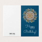 Painterly Mandala (Außenseite Aufgefaltet)