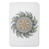 Painterly Mandala Badematte (Vorderseite Vertikal)