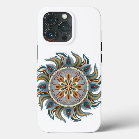 Painterly Mandala Case-Mate iPhone Hülle (Rückseite)