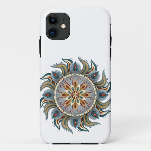 Painterly Mandala Case-Mate iPhone Hülle (Rückseite)