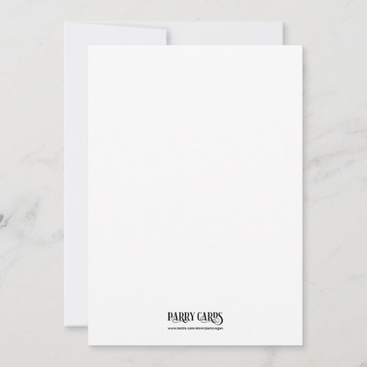 Painterly Mandala Dankeskarte (Rückseite)