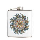 Painterly Mandala Flachmann (Vorderseite)