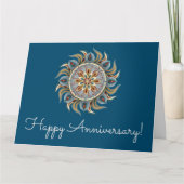 Painterly Mandala Karte (Vorderseite)