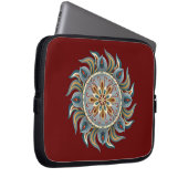 Painterly Mandala Laptopschutzhülle (Vorne Rechts)
