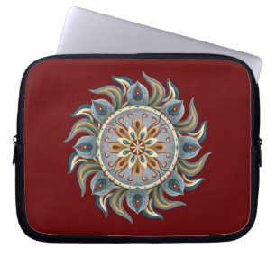 Painterly Mandala Laptopschutzhülle
