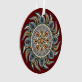 Painterly Mandala Ornament (Vorderseite)