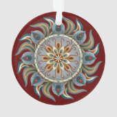 Painterly Mandala Ornament (Rückseite)