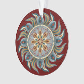 Painterly Mandala Ornament (Vorderseite)