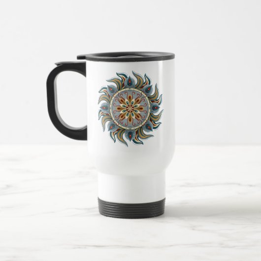 Painterly Mandala Reisebecher (Links)