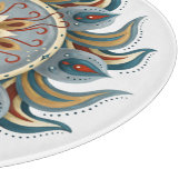 Painterly Mandala Schneidebrett (Ecke)