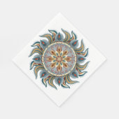 Painterly Mandala Serviette (Ecke)