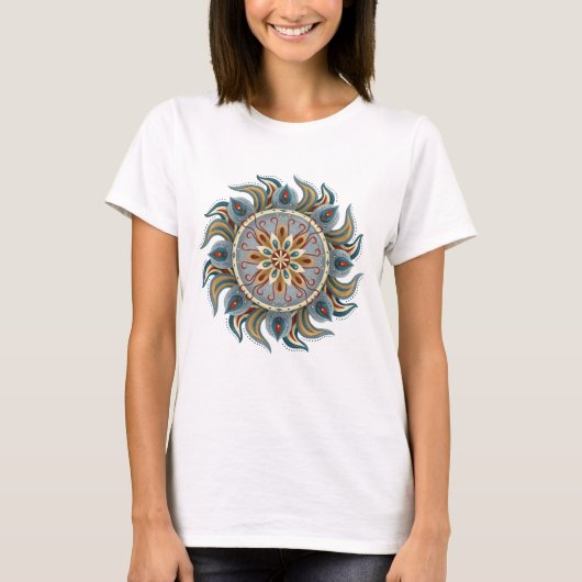 Painterly Mandala T-Shirt (Vorderseite)