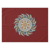 Painterly Mandala Tischdecke (Vorderseite (Horizontal))