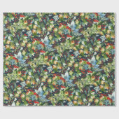 Painterly Marine der Geschenk-Verpackungs-| Geschenkpapier (Flach)