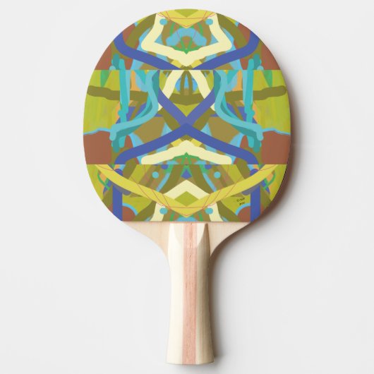 Painterly Ping Pong Paddle 2 Tischtennis Schläger (Vorderseite)