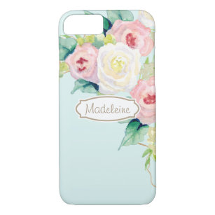 Painterly Simple Modern Watercolor Floral Rose Case-Mate iPhone Hülle