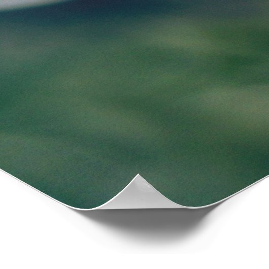 Painterly Soft Lilly of the Valley Blume Poster (Ecke)