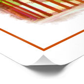 Painterly Tropical Bahama Islands Beach Scene Poster (Ecke)